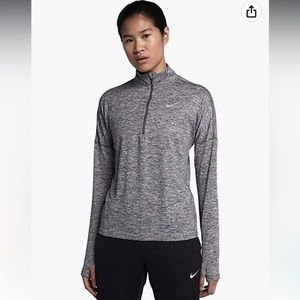 NWT NIKE Womens Dry Element 1/2 Zip Running Top